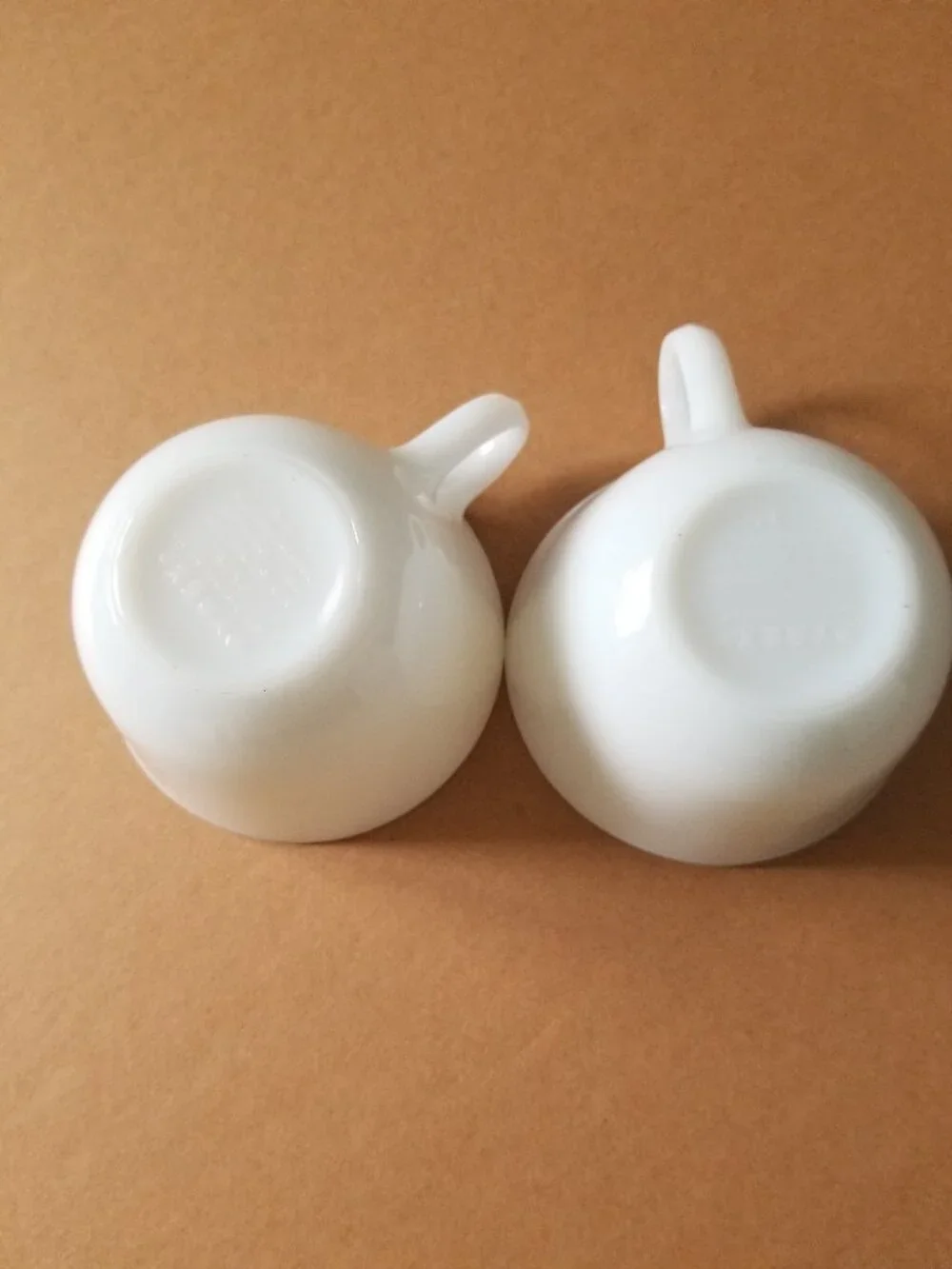 Vintage Pyrex Coffee‎ Cup Milk Glass MCM Set of 2